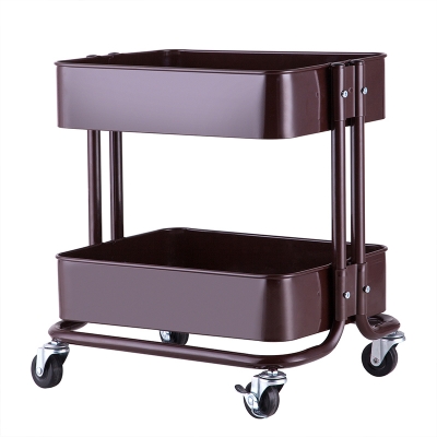 2-Tier Rolling Utility or Kitchen Cart 4132